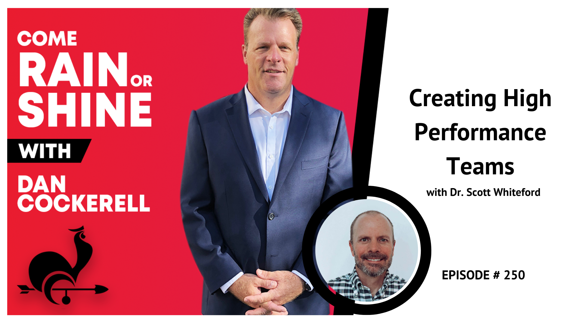Come Rain or Shine Episode 250 Scott Whiteford Creating High Performance Teams